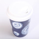 Beker coffee to go  van porselein - Dutch Design Delft - Blue