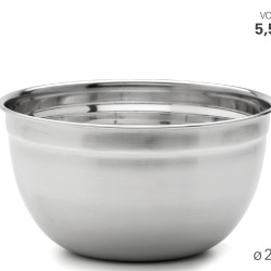 Mixing bowl high quality stainless steel - Ø 25 cm - 5.5 liter