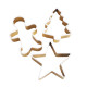 Cookie Cutter set Golden Christmas - 3 piece set