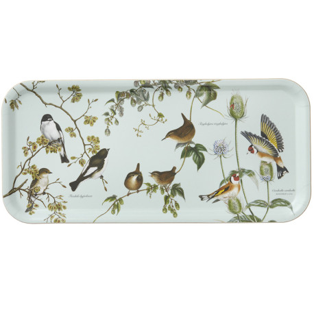 Serving dish Garden Birds - Nordic birch veneer