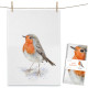 Dishcloth - Robin Redbreast