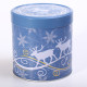 Tin Reindeer blue & white