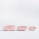 New Party  Bowl Trilogy Set - Festive Pink  - set of 3