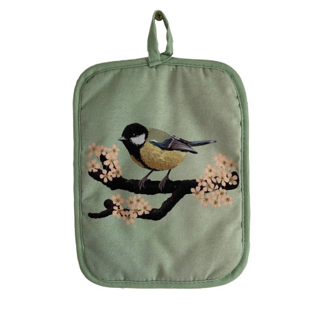 Potholder - Great Tit - organic cotton