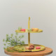 Big Hug Cake Stand 2 levels - Lemon