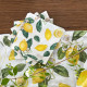 Tafelloper  - Lemon - 100% stone washed soft linnen