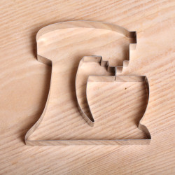 XL Uitsteker Mixer - 2-delig - 12 x12 cm